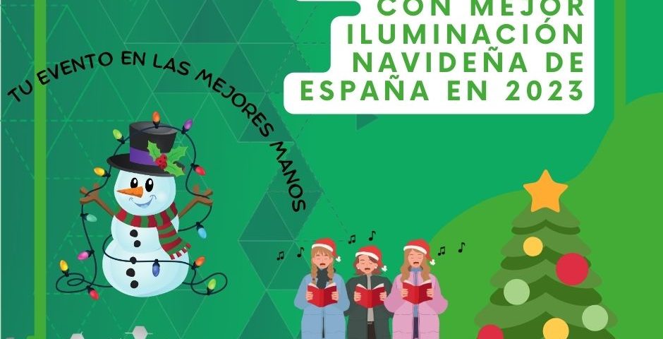 Portada para el blog de TITULO BLOG LAS 5 CIUDADES CON LAS MEJORES ILUMINACIONES NAVIDEÑAS DE ESPAÑA EN 2023
